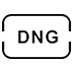 DNG (RAW)-formatstøtte