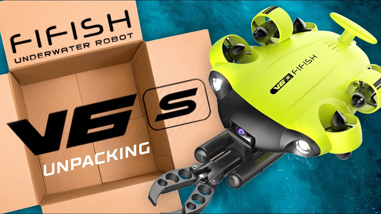 Fifish V6S Water drone unboxing 