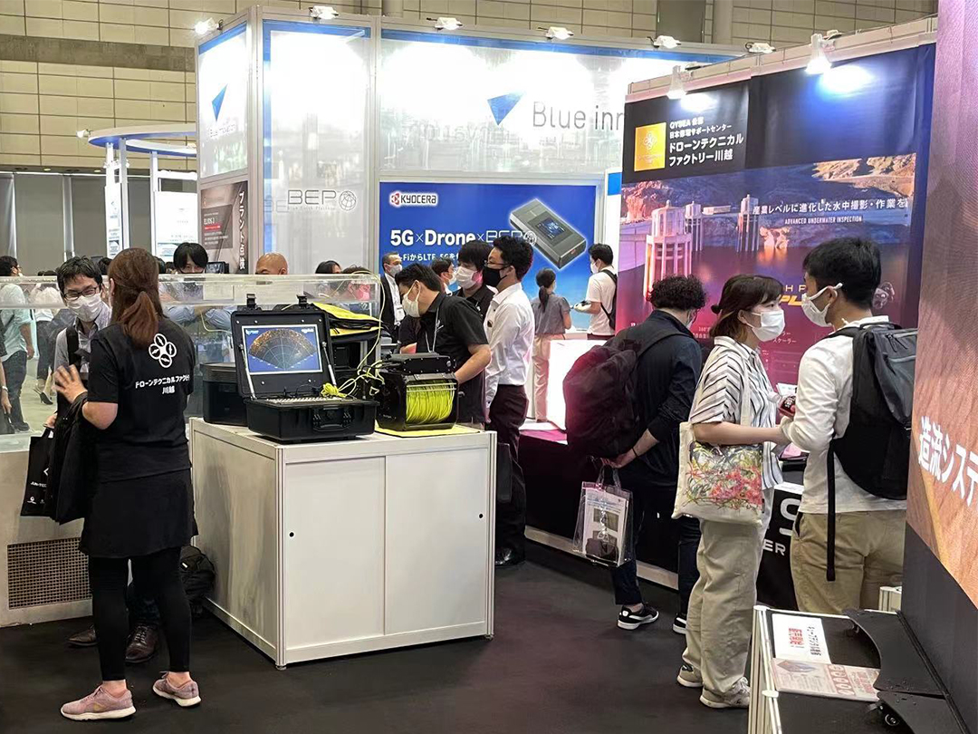 鳍源科技参加日本东京无人机展览会，“FIFISH”旋动全场！