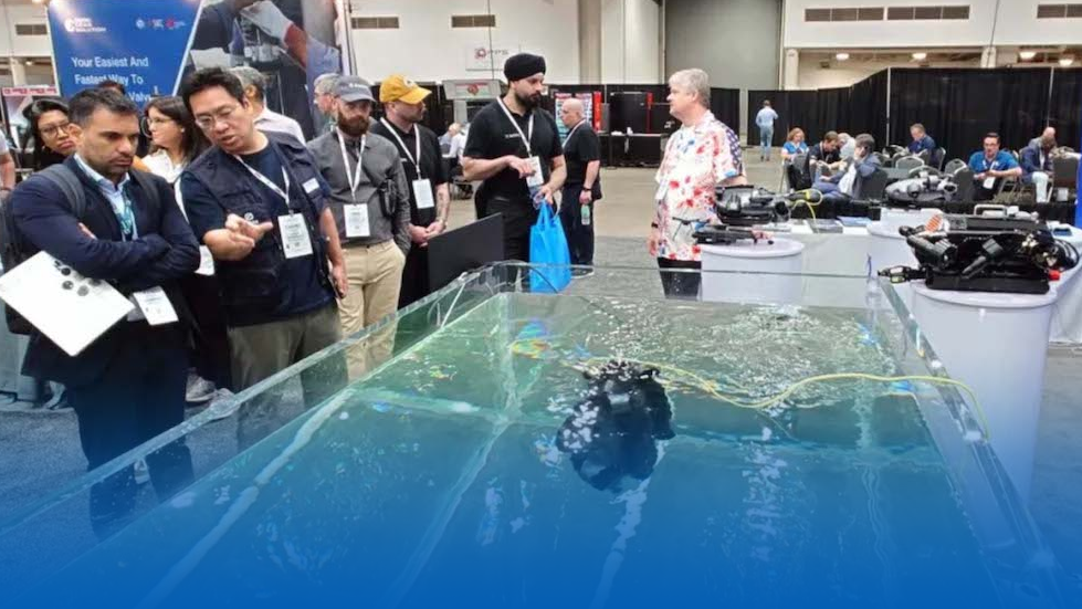 The Future of Offshore Energy & Inspections is Here! QYSEA AI Underwater Robots Arrive at Offshore Technology Conference.